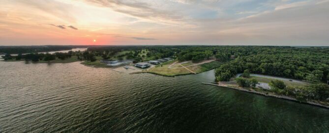 Sunset image of Peninsula at Wilson Lake.