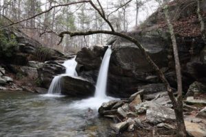 Winter waterfall experience.